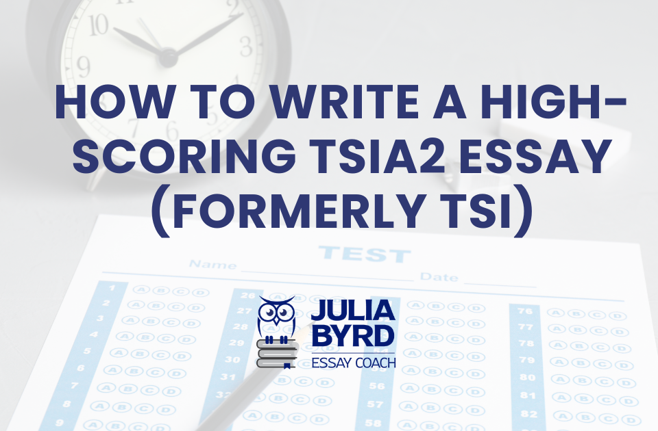 Preparing to write the TSIA2 persuasive essay for Texas college readiness