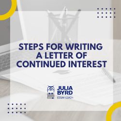 How to Write a Letter of Continued Interest for Your College Applications