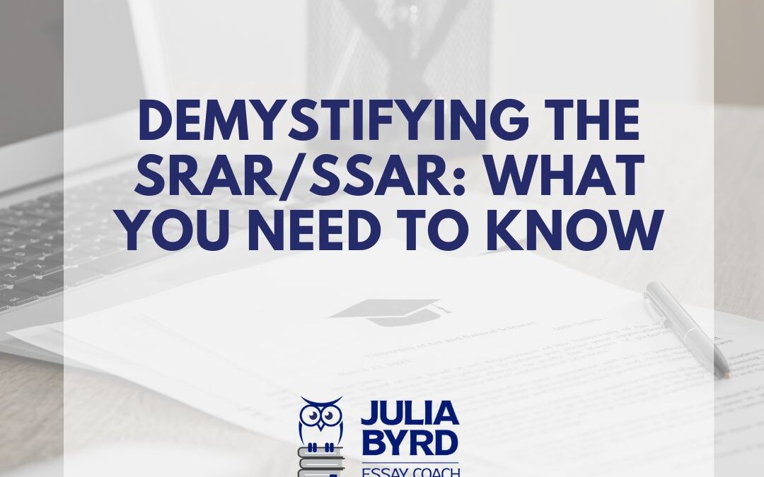 Blog: Demystifying the SRAR/SSAR: What You Need to Know