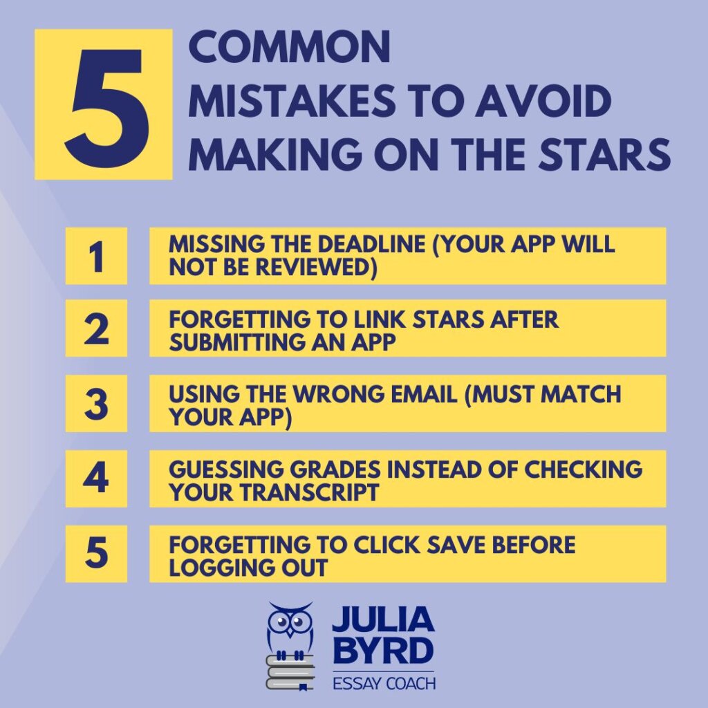 Avoid these 5 common mistakes when completing the STARS (SRAR/SSAR)